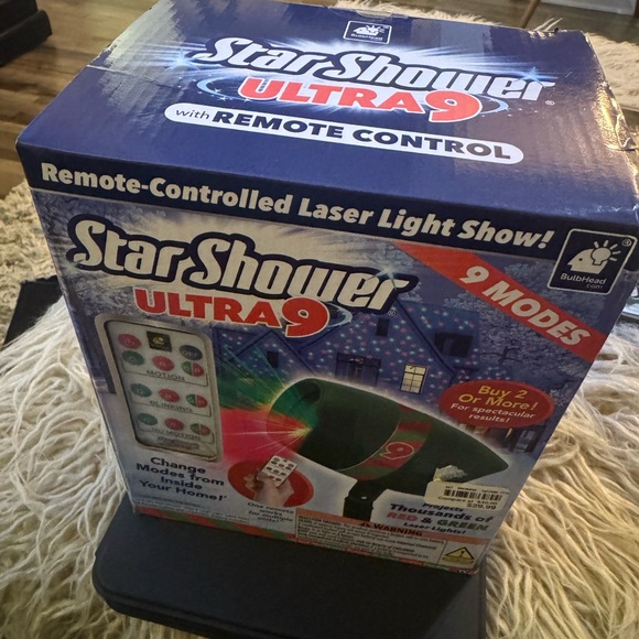 NWT Star Shower Ultra 9 Remote-Controlled Laser Light Show - Picture 14 of 14